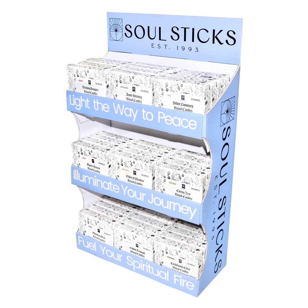 [32214-Ritualcandles] Ritual Candles Countertop Display Unit (CDU)