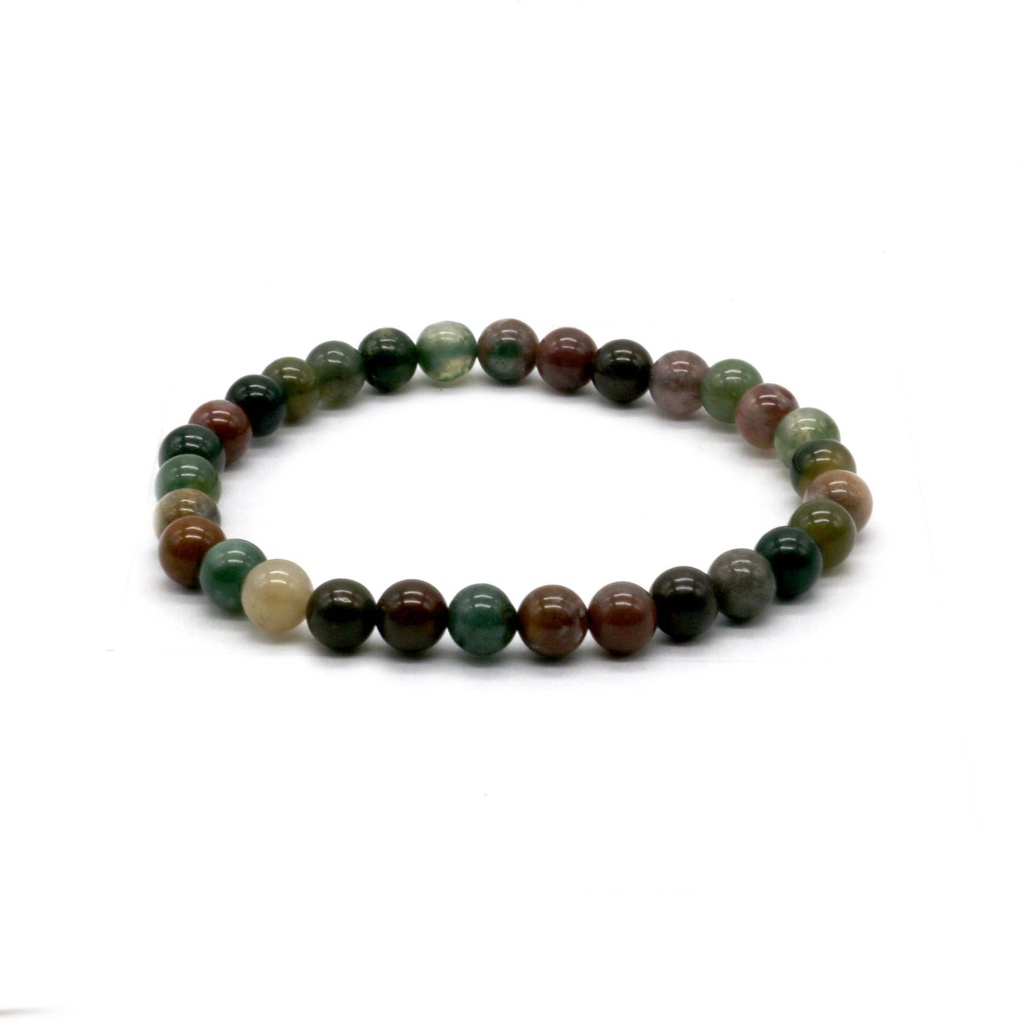 Indian Agate Bracelet – 6mm