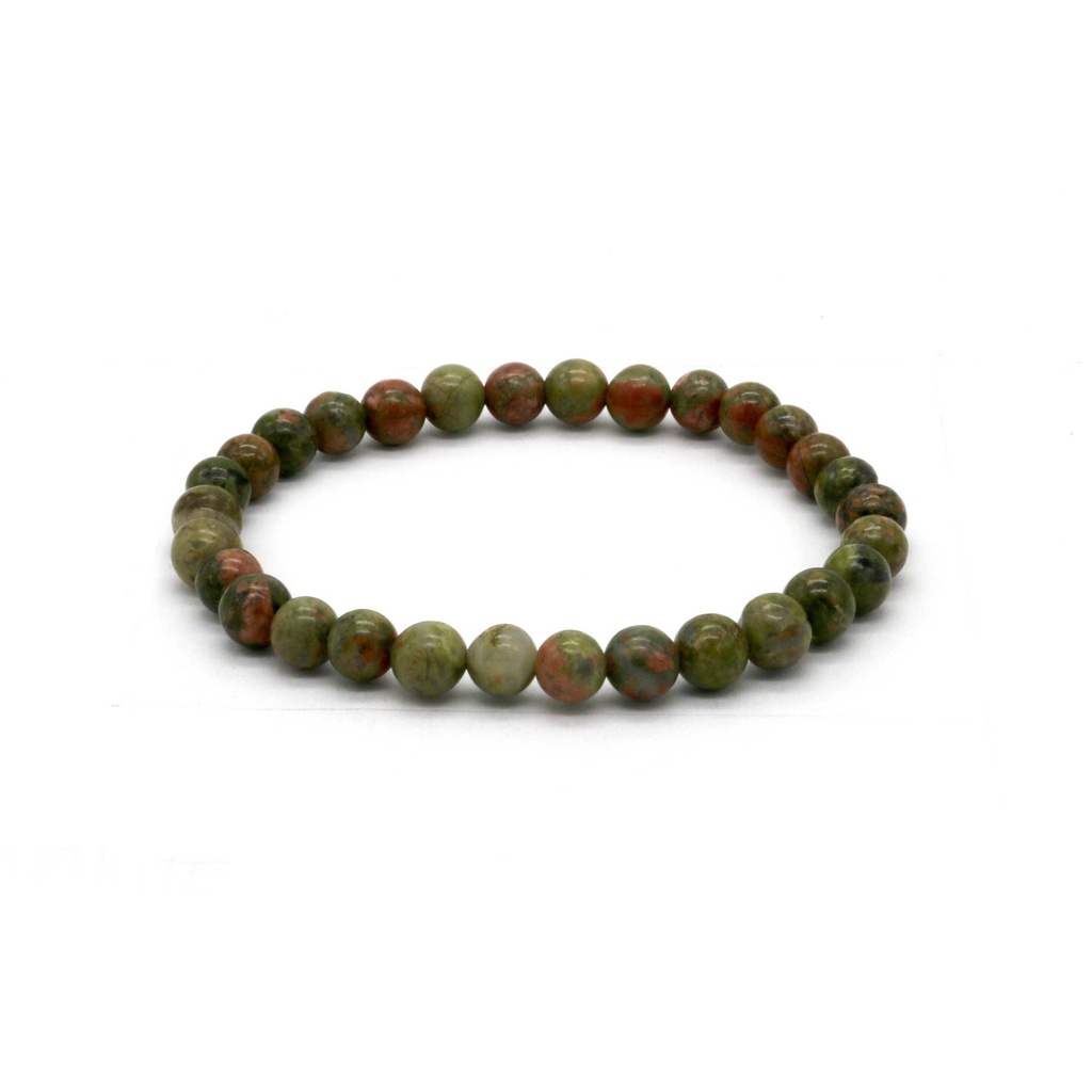 Unakite Bracelet – 6mm