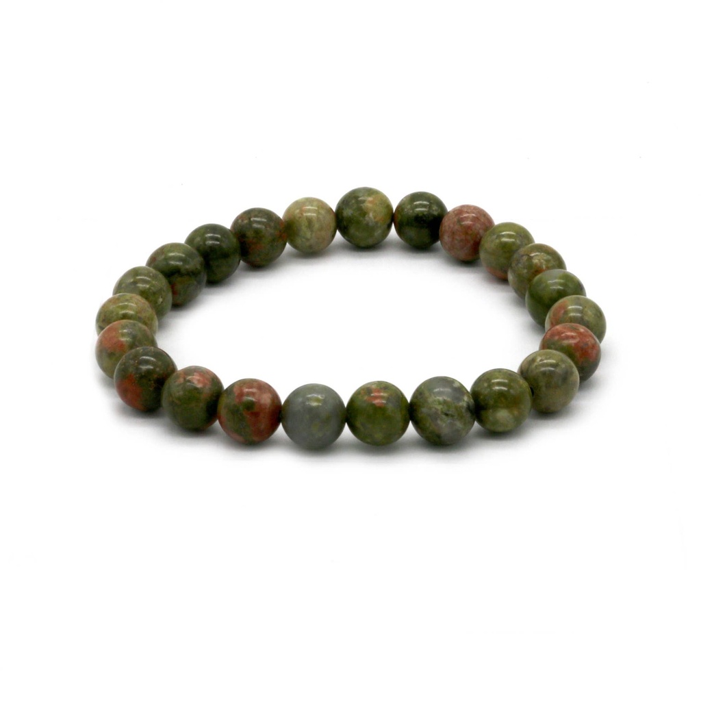 Unakite Bracelet – 8mm