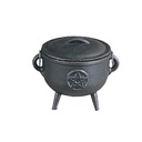 Pentacle Cast Iron Cauldron – 4.5"
