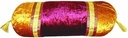 Velvet Tassel Muslin Cushion – 8.5" x 19.25"