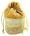 Yellow Paisley Gift Bag