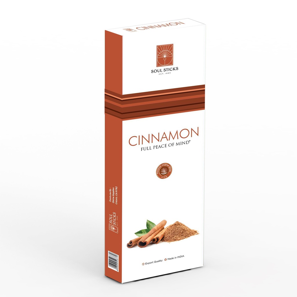 Soul Sticks Cinnamon Premium Incense Sticks – 90g