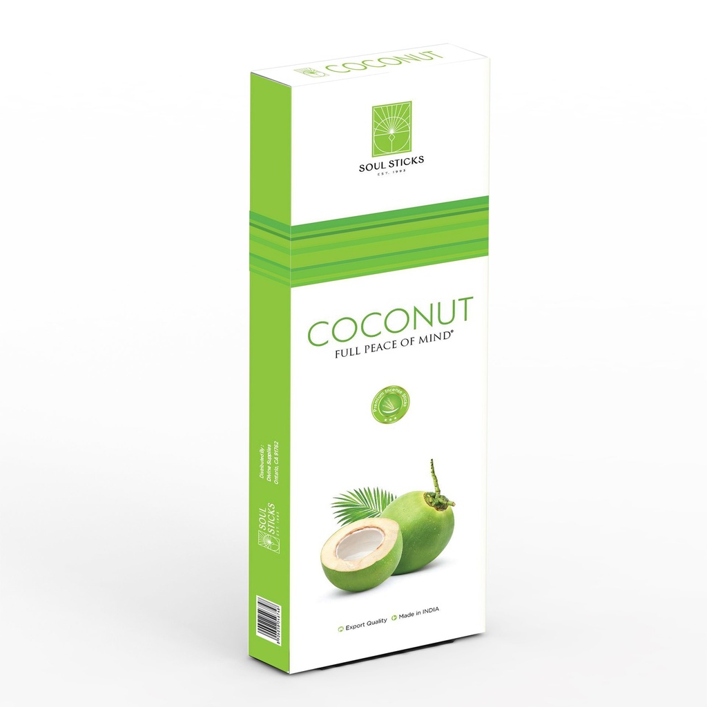 Soul Sticks Coconut Premium Incense Sticks – 90g