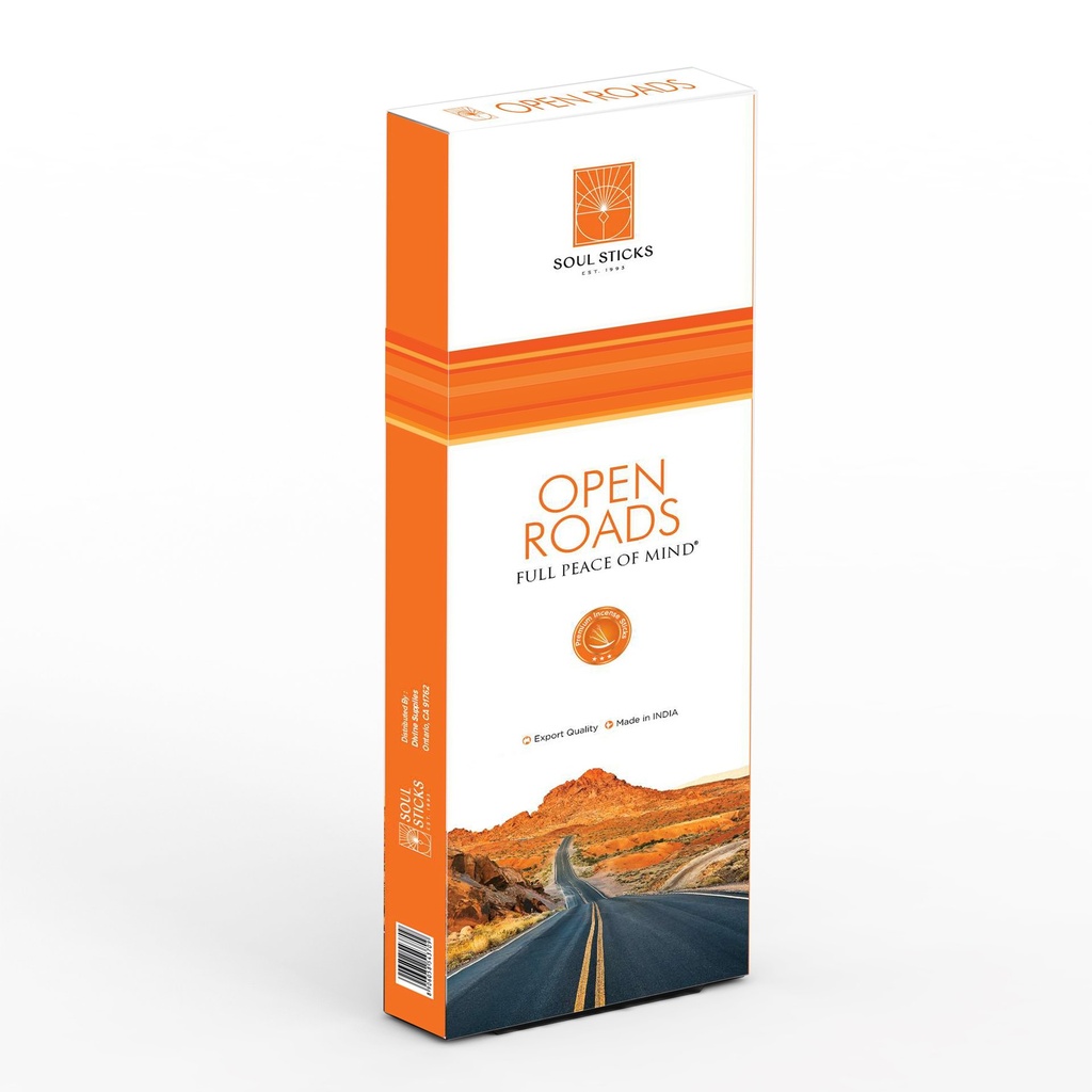 Soul Sticks Open Roads Premium Incense Sticks – 90g