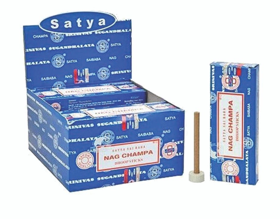 [51168] Satya Nag Champa Dhoop Sticks – 10-Stick / 12-Pack Box