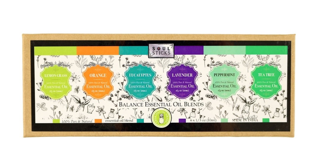 [51223] Soul Sticks Balance Essential Oil Blends Set
