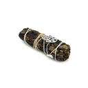 4" Black Sage w/ Hamsa Hand Charm Smudge Stick