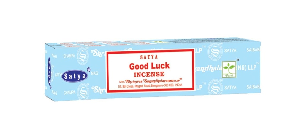 Satya Good Luck Incense Sticks – 15g / 12-Pack Box