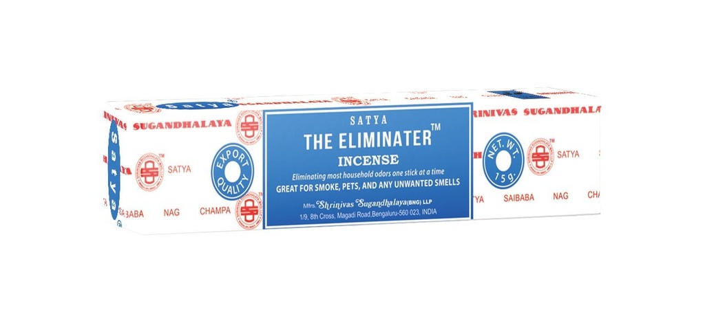 Satya Eliminator Incense Sticks – 15g / 12-Pack Box