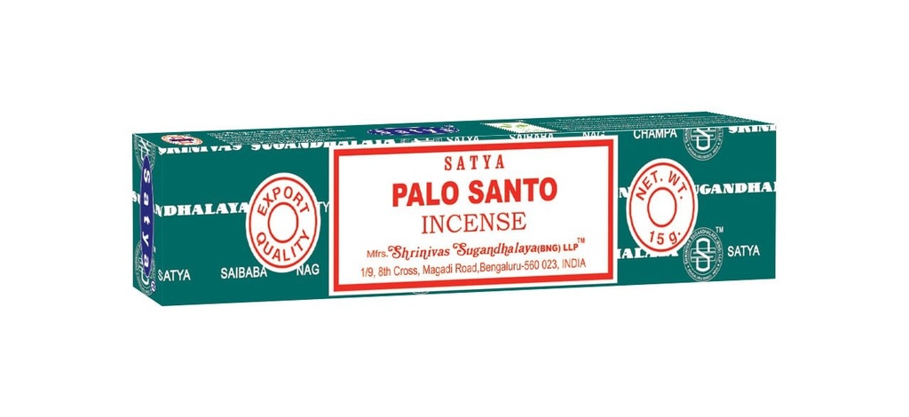 [51285] Satya Palo Santo Incense Sticks – 15g / 12-Pack Box
