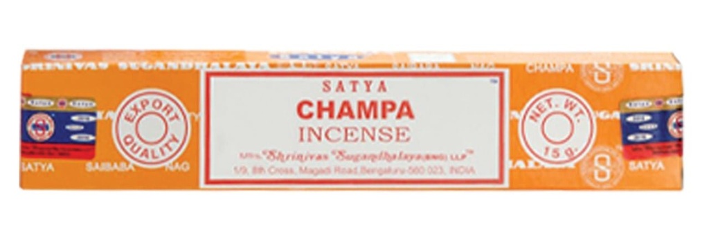 [51368] Satya Champa Incense Sticks – 15g / 12-Pack Box