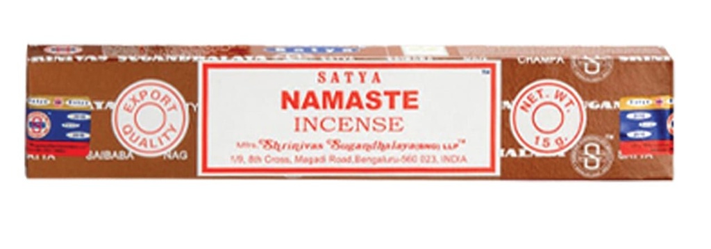 Satya Namaste Incense Sticks – 15g / 12-Pack Box