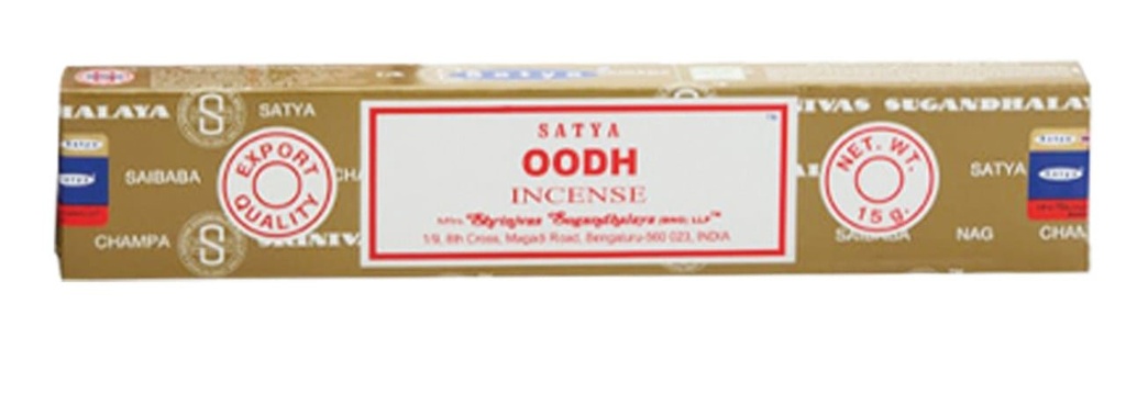 Satya Oodh Incense Sticks – 15g / 12-Pack Box
