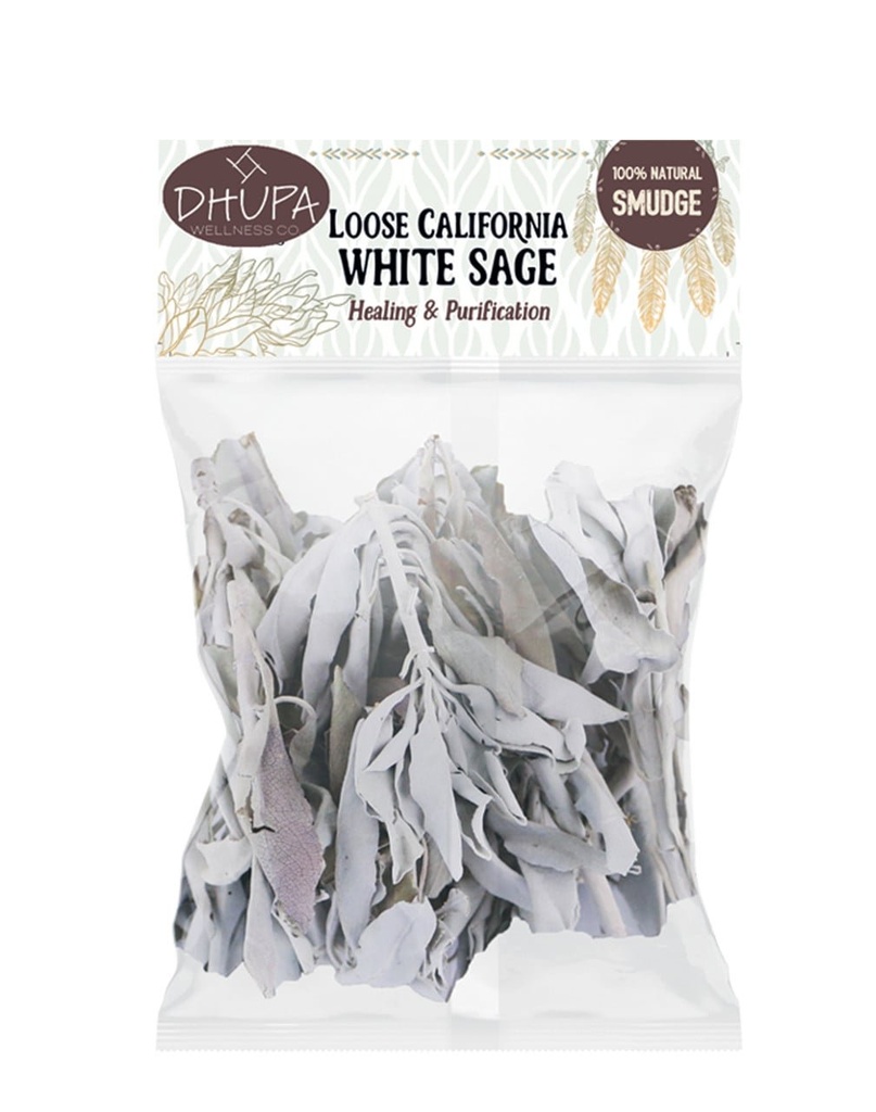 Loose White Sage Clusters – Retail Pack