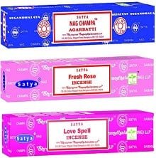 [51450] Satya Love Mix Assorted Incense Pack – 15g / 3-Pack