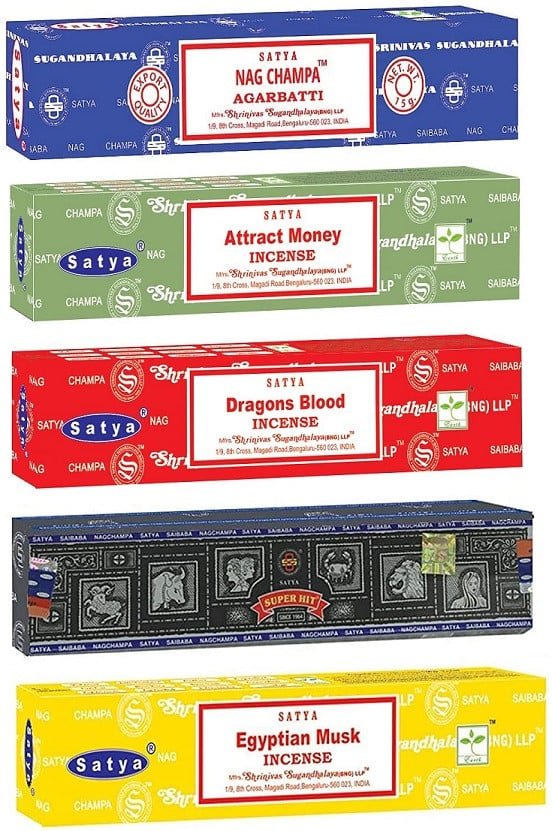 Satya Prosperity Assorted Incense Pack – 15g / 5-Pack