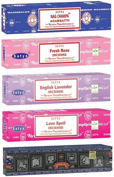 [51473] Satya Romance Assorted Incense Pack – 15g / 5-Pack