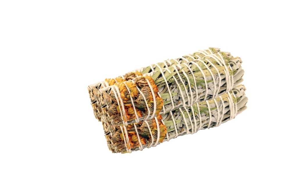 Positive Vibes White Sage Smudge Stick – 4"