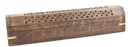 Style D Wooden Incense Coffin Box – 12"