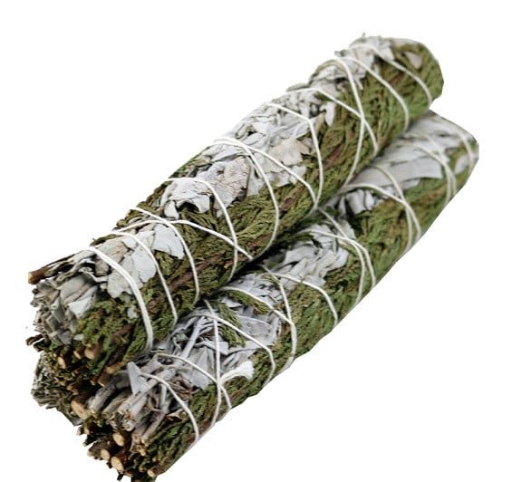 White Sage & Cedar Smudge Stick – 9"