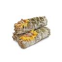 4" Summer Glow White Sage Smudge Stick