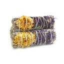 4" Flora Wood White Sage Smudge Stick