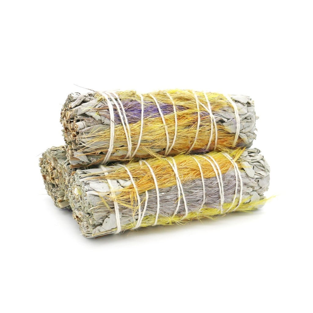 4" Aurora White Sage Smudge Stick