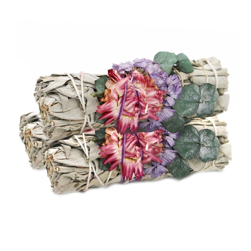 [57500] 4" Fairy Dreams White Sage Smudge Stick