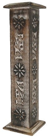 [65236] Wooden Incense Tower – 12"