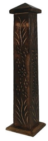 [65237] Wooden Incense Tower – 12"