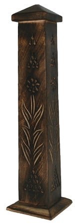 [65239] Wooden Incense Tower – 12"