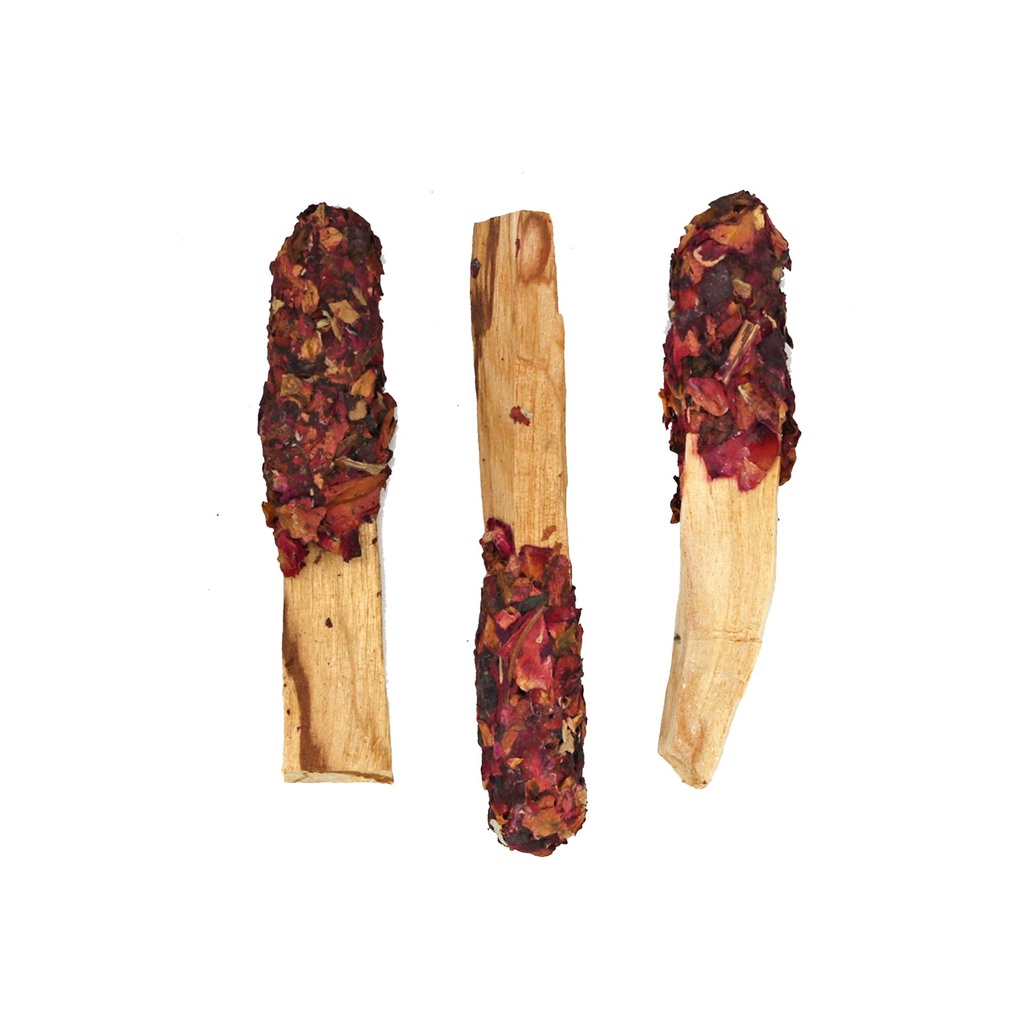 [12085] Dipped Sacred Rose Palo Santo Pops