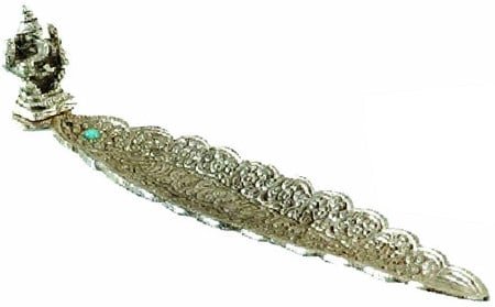 Ganesha Brass Incense Stick Burner – 12"