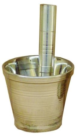 [87360] Stainless Steel Mortar & Pestle – 3.5"