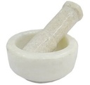 White Marble Mortar & Pestle – 4" x 2"