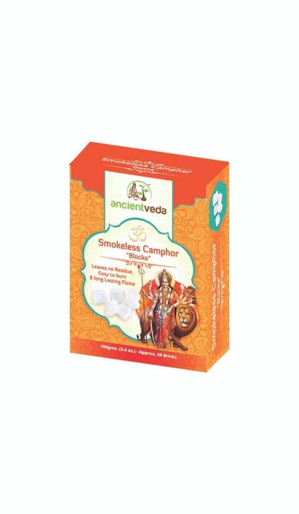 [89121] AncientVeda Camphor Blocks – 100g
