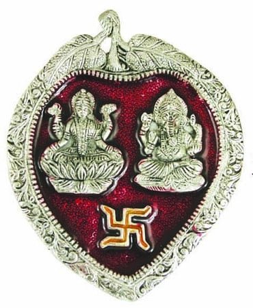 [89216] Ganesha Laxmi Wall Hanging – 5.5"