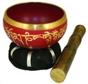 Red Yin Yang Tibetan Singing Bowl – 4.25"