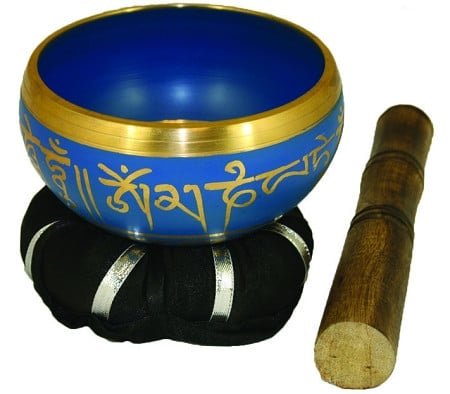 [89615] Blue Tibetan Singing Bowl – 4.25"