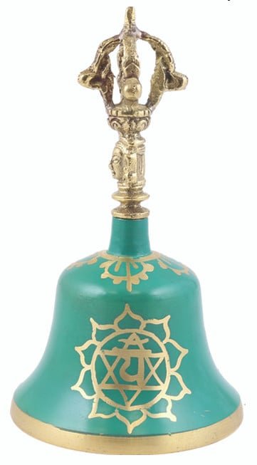 Anahata Bronze Altar Bell – 6.25"