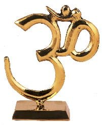 Brass Om Incense Burner