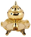 Brass Incense Burner – 5"
