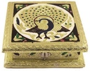 Meenakari Lacquered Gift Box – 6" x 6"