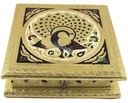 Meenakari Lacquered Gift Box – 8" x 8"