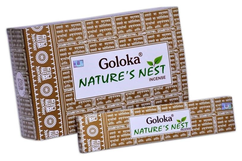 [90741] Goloka Nature's Nest Premium Incense Sticks – 15g
