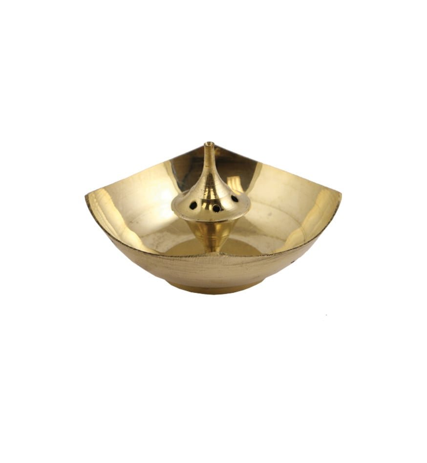 Brass Incense Burner (D) – 3"