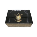 Grim Reaper Brown Wooden Storage Box – 6" x 4"