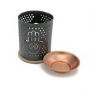 Hamsa Hand Brass Oil Burner w/ Mesh